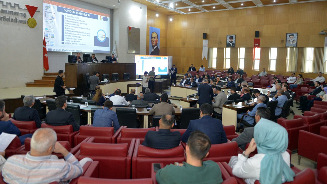 Kahramanmaraş Büyükşehir Ekim Ayı Olağan Meclisi Toplandı!