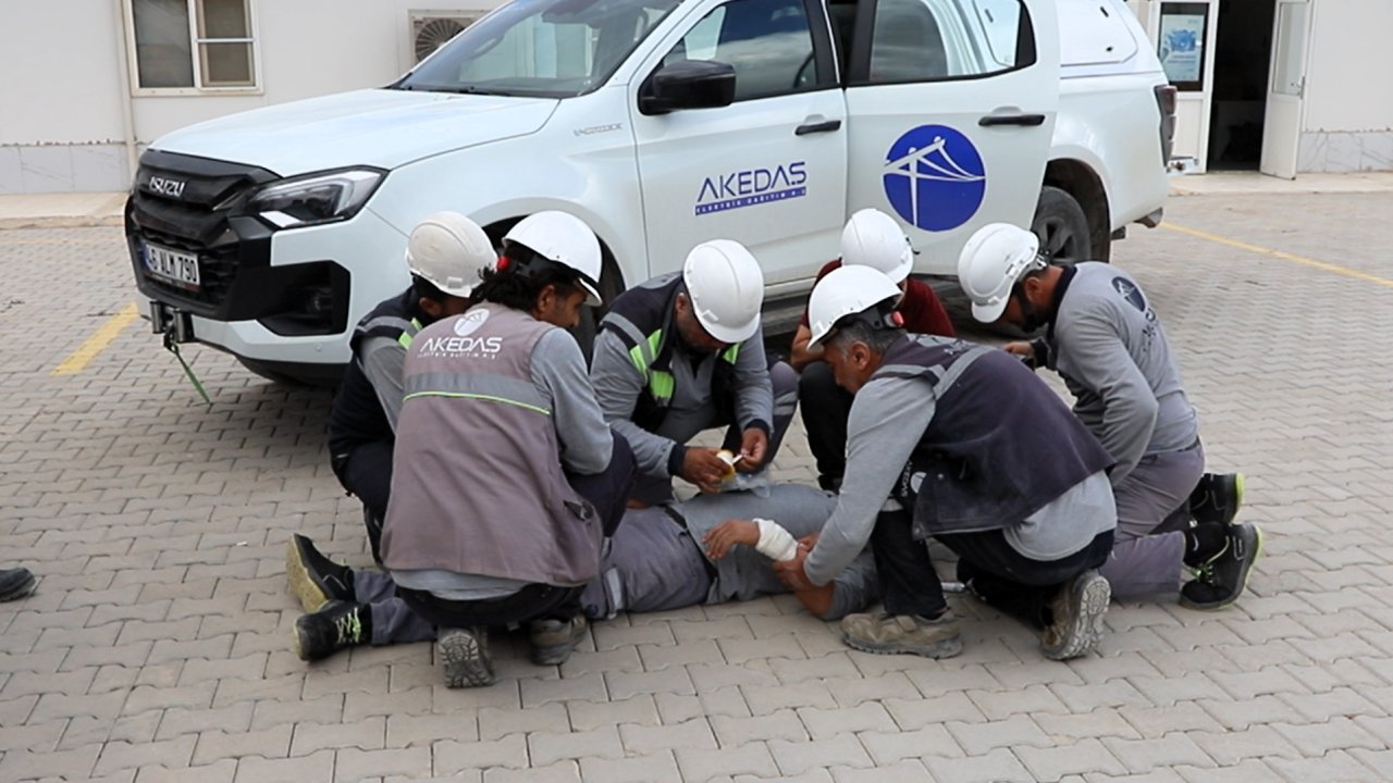 AKEDAŞ Elektrik Dağıtım A.Ş.’den Yangın Tatbikatı!