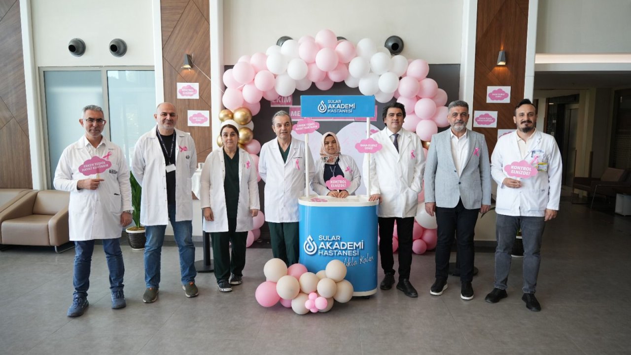 Özel Sular Akademi Hastanesi, Meme Kanserine Dikkat Çekti!