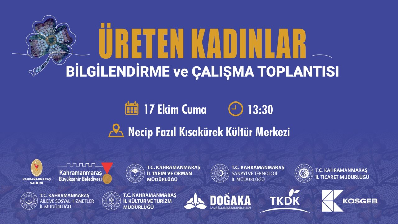 Kadınlara Sağlanan Destek ve Projeler Masaya Yatırılacak!