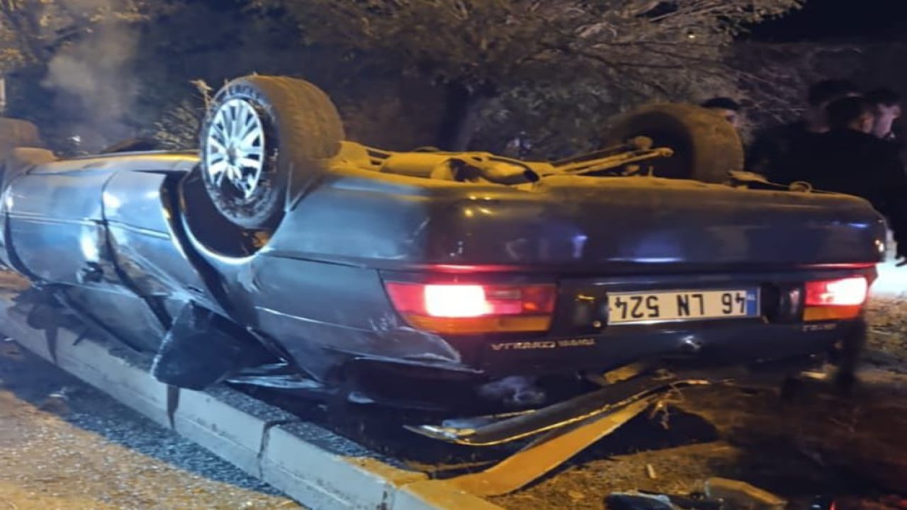 Afşin’de Otomobil Takla Attı: 3 Yaralı