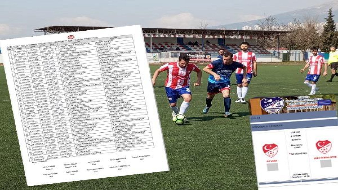 Türkiye’de 1 yıl sonraya maç atadılar!