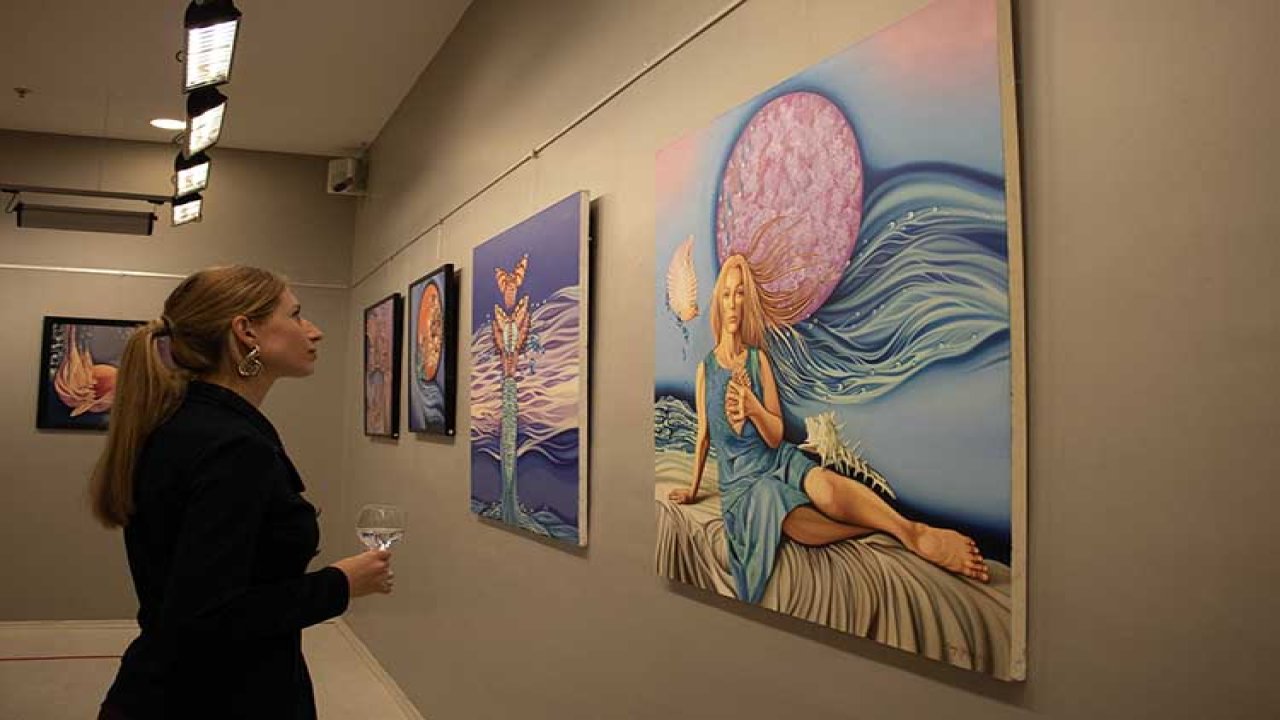 Ressam Sezgin Yüksel Sanko Sanat Galerisi’nde Sergi Açtı!