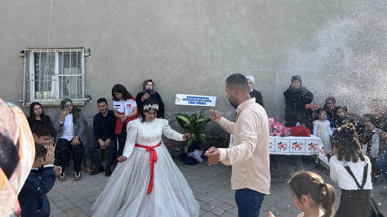 Kahramanmaraş’ta Bir Hayal Gerçek Oldu: Melek Gelinlik Giydi, Herkes Gözyaşlarını Tutamadı