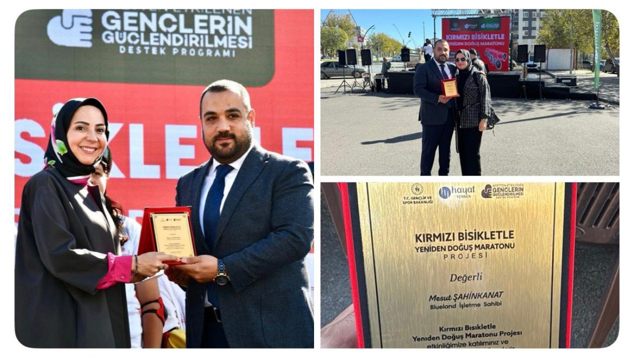Hayırsever İş İnsanı Mesut Şahinkanat’a Anlamlı Plaket
