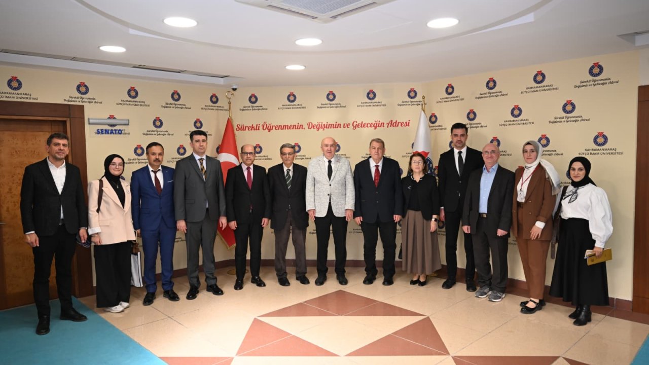 Prof. Dr. Sami Güçlü’den KSÜ Rektörü Alptekin Yasım’a Ziyaret!