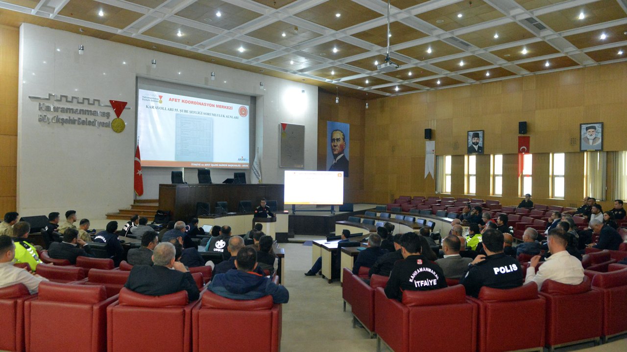 Kahramanmaraş’ta Kışa Hazırlık Toplantısı yapıldı!