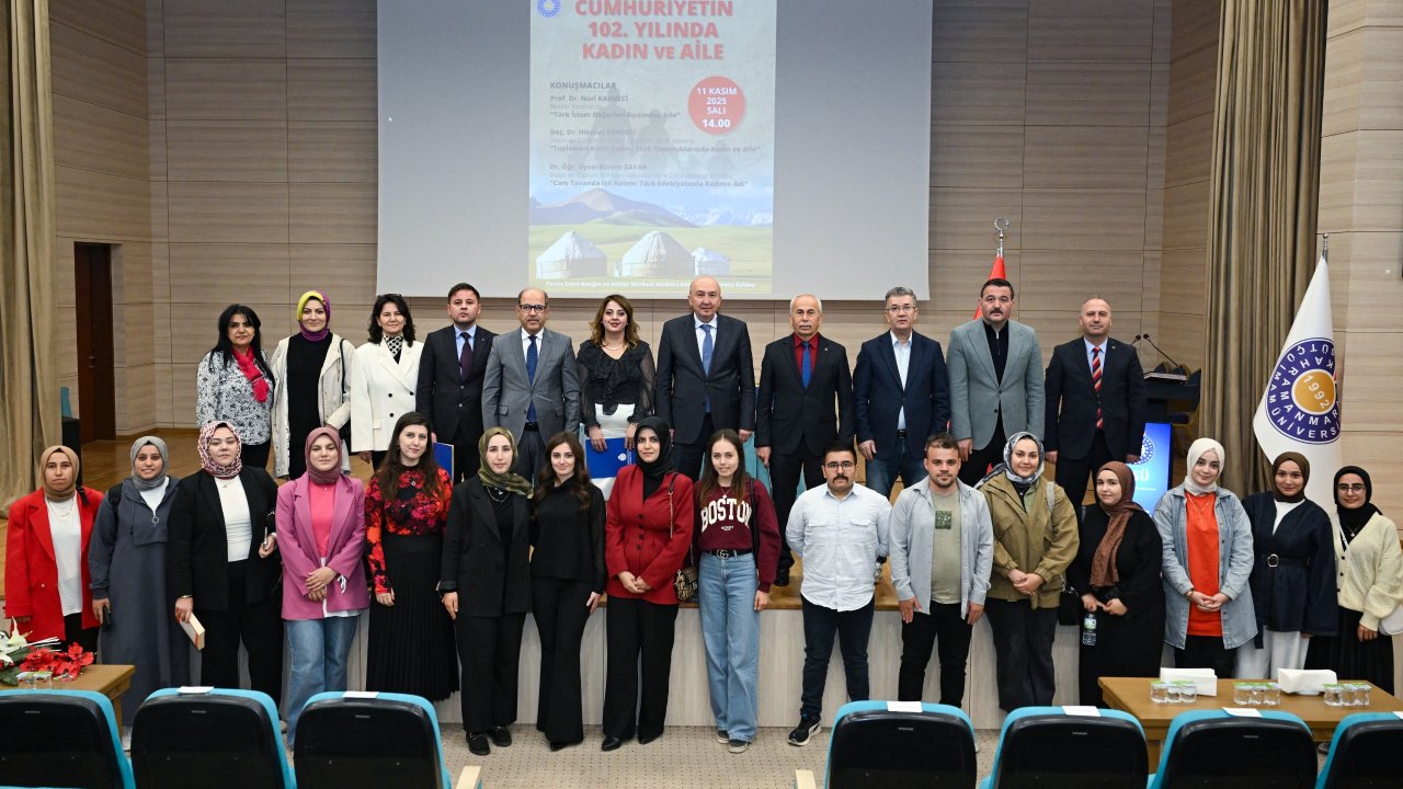 KSÜ’de “Cumhuriyetin 102. Yılında Kadın ve Aile”Paneli Gerçekleştirildi!