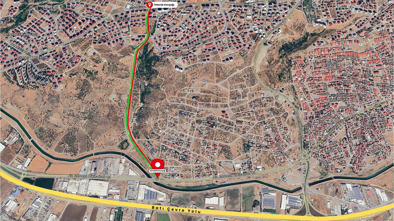 Kahramanmaraş’ta Tekerek’e Çıkan yol 24 Kasım’a Kadar Trafiğe Kapatıldı!