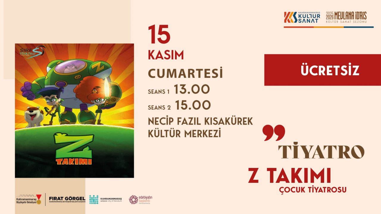 “Z Takımı” Hafta Sonu Minik İzleyicilerle Buluşacak!