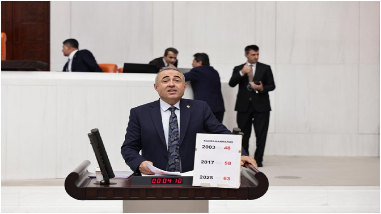 İrfan Karatutlu "Kahramanmaraş 23 Yılda 48’inci Sıradan 63’üncü Sıraya Geriledi”