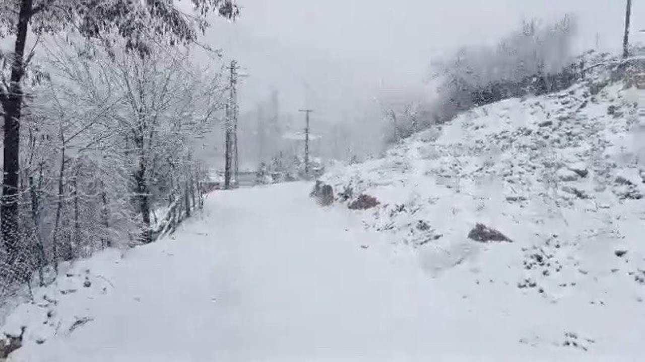 Kahramanmaraş’ta Kuzey İlçelerde Kar, Kent Merkezinde Sağanak Yağış Etkili Oldu!