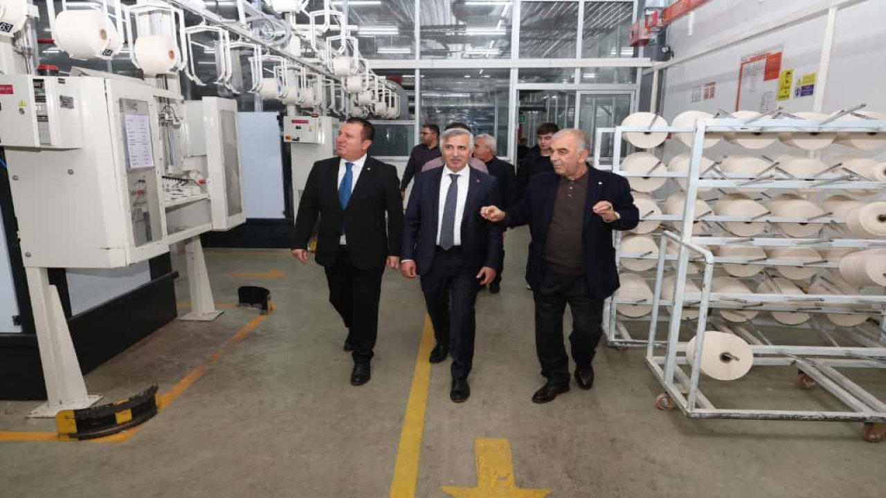 Vali Ünlüer’den Sanayiye Yakın Takip: “Kent Üretimde Güçlü Bir Merkez Olacak”