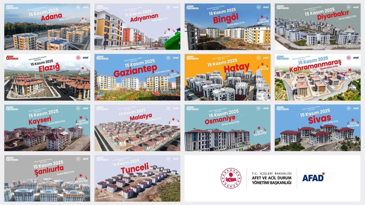 Kahramanmaraş’ta 45 bin 342 konut teslim edildi!