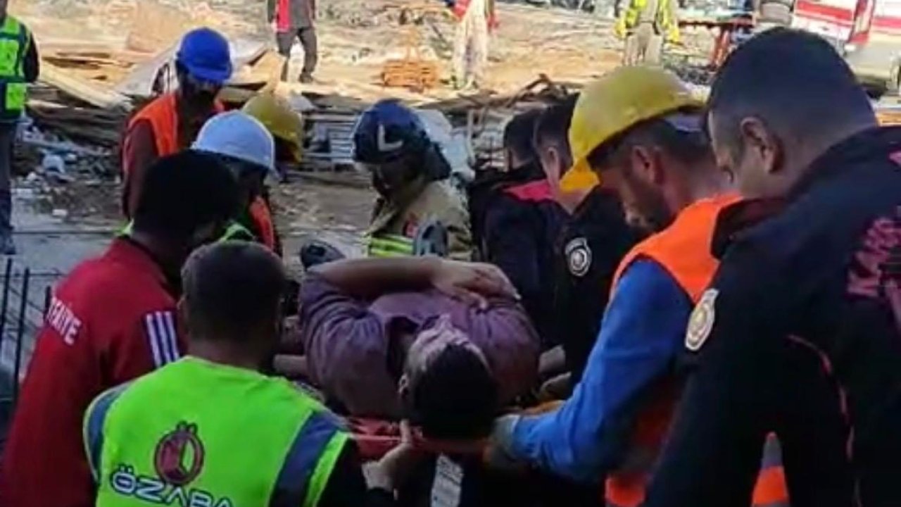 Kahramanmaraş’ta İnşaat İskelesi Çöktü: 1 Yaralı