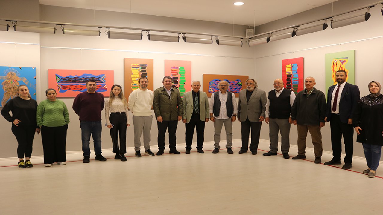 Ressam Mehmet Ali Doğan SANKO Sanat Galerisi’nde Sergi Açtı