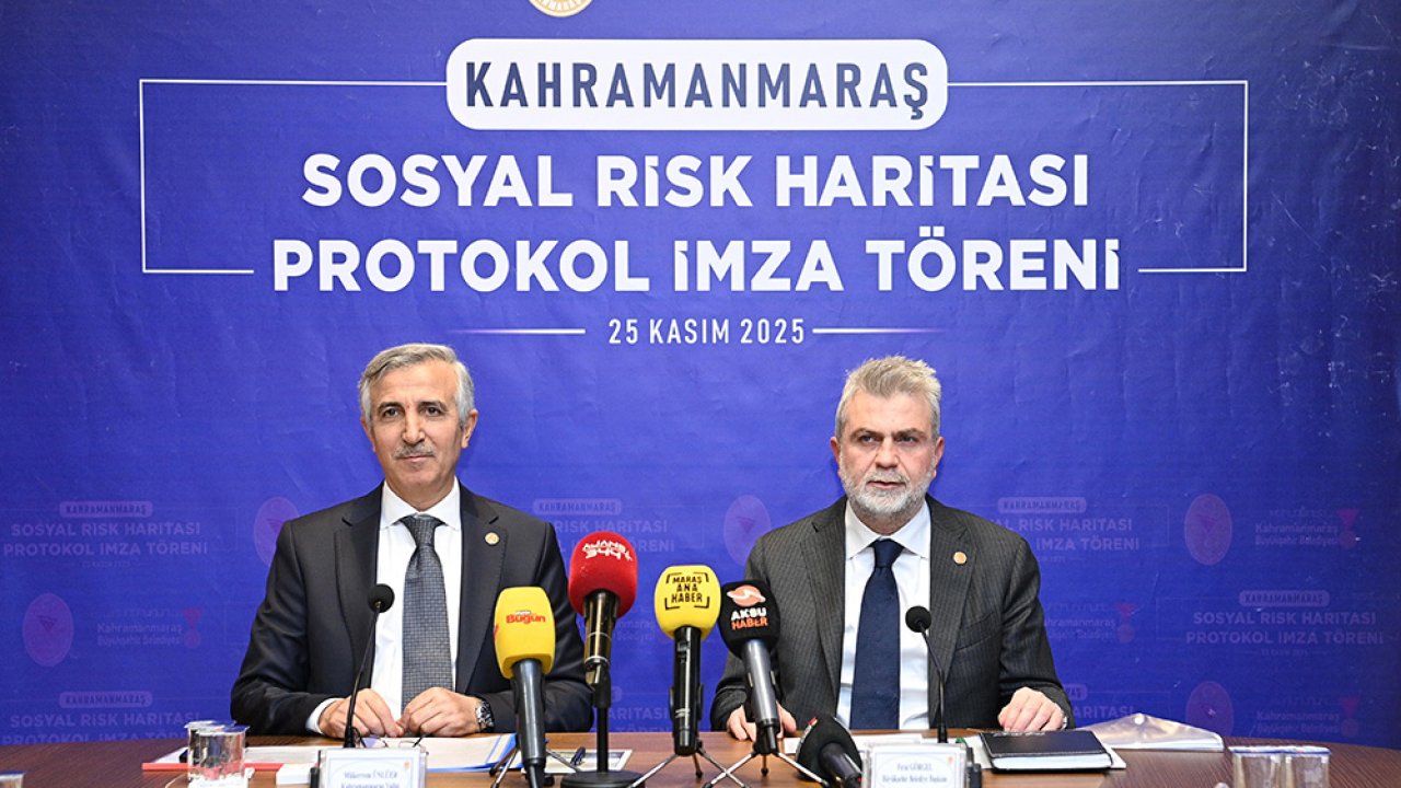 Kahramanmaraş’tan Türkiye’de Bir İlk Daha; Sosyal Risk Haritası Oluşturuluyor