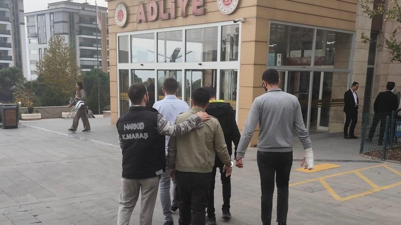 Kahramanmaraş’ta Narkotik Operasyonu! 4 Şüpheli Tutuklandı
