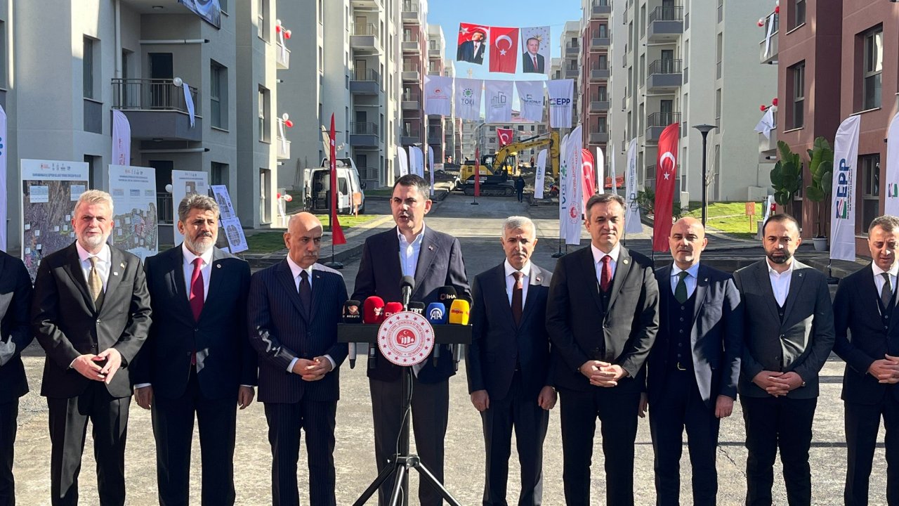 Bakan Kurum, “Deprem bölgesinde son çiviler çakılıyor”