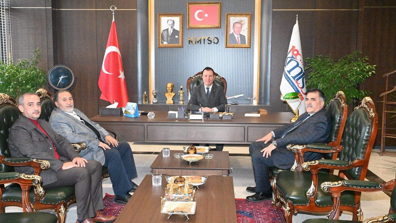 Başkan Mehmet Karaca’dan KMTSO’ya Ziyaret: Türkoğlu’nun Ekonomik Potansiyeli Masaya Yatırıldı