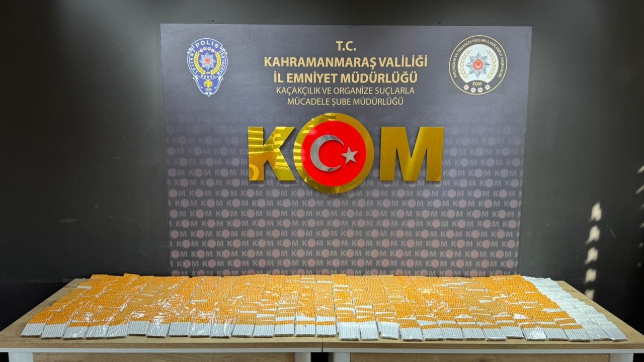 Kahramanmaraş’ta Kaçakçılık Operasyonu!