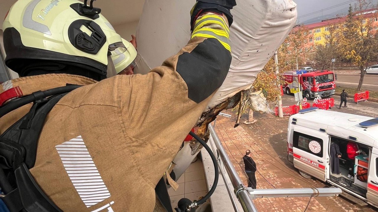 Kahramanmaraş’ta itfaiyenin zamanında müdahalesi hayat kurtardı!