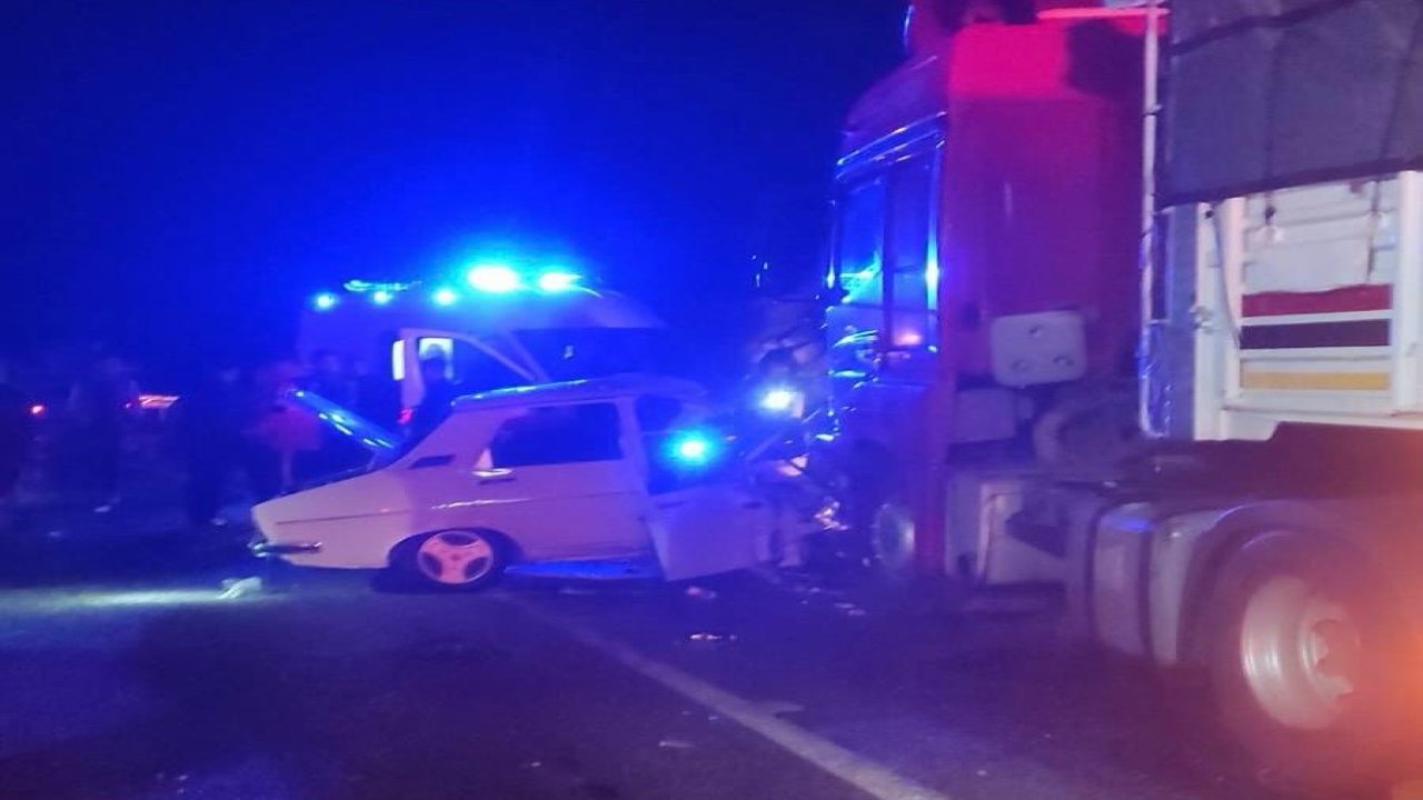 Andırın’da otomobil ile tır çarpıştı! 2 yaralı