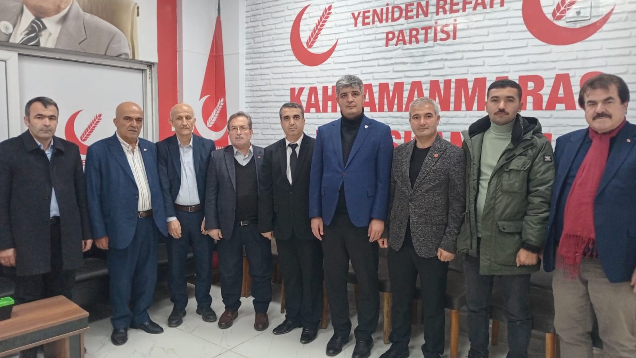 Andırınlılar Derneği’nden Yeniden Refah Partisi İl Başkanlığı’na Ziyaret