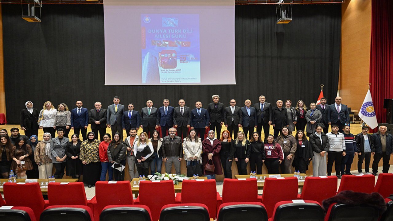 Dünya Türk Dili Ailesi Günü Kahramanmaraş’ta Konferansla Kutlandı!