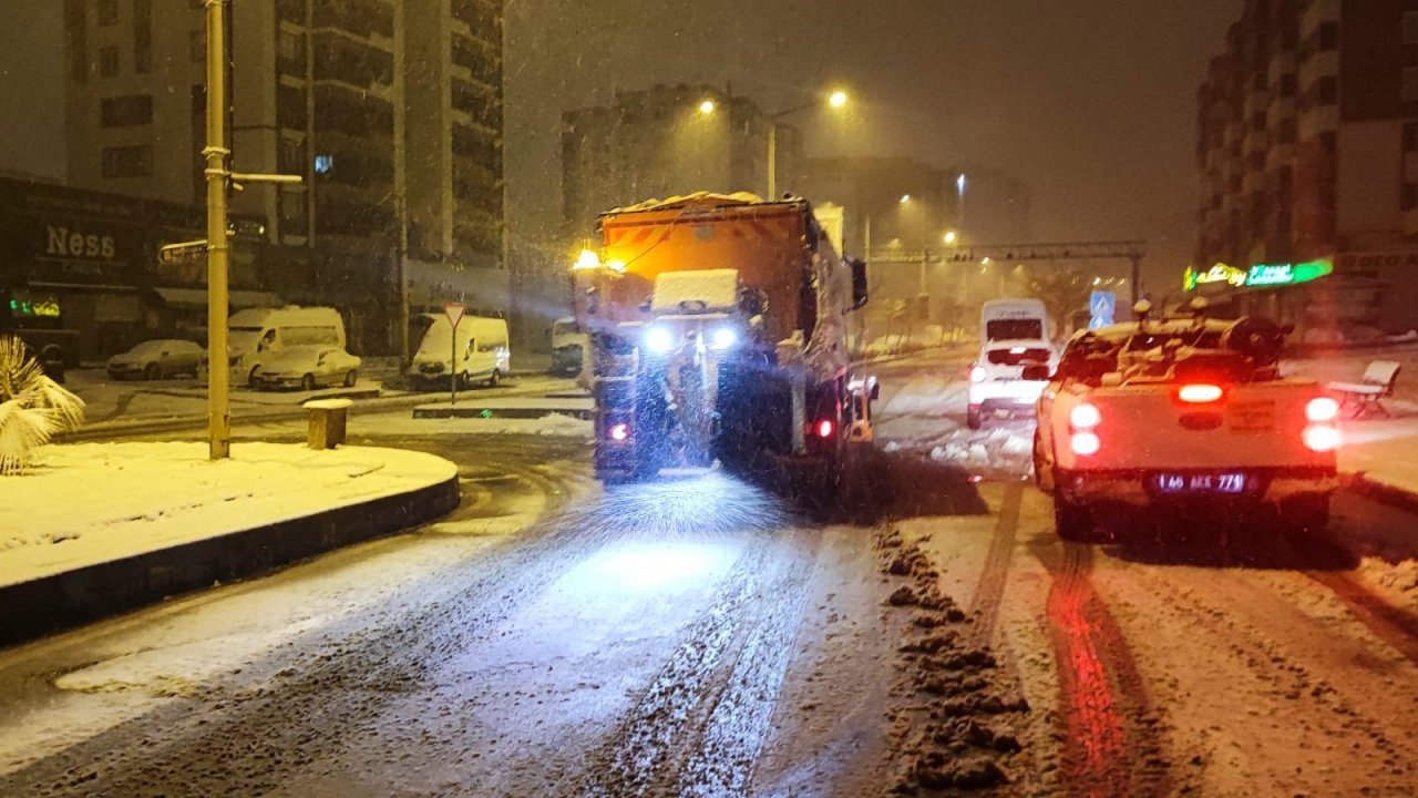 Yoğun Kar Yağışına Büyükşehir’den Anında Müdahale!