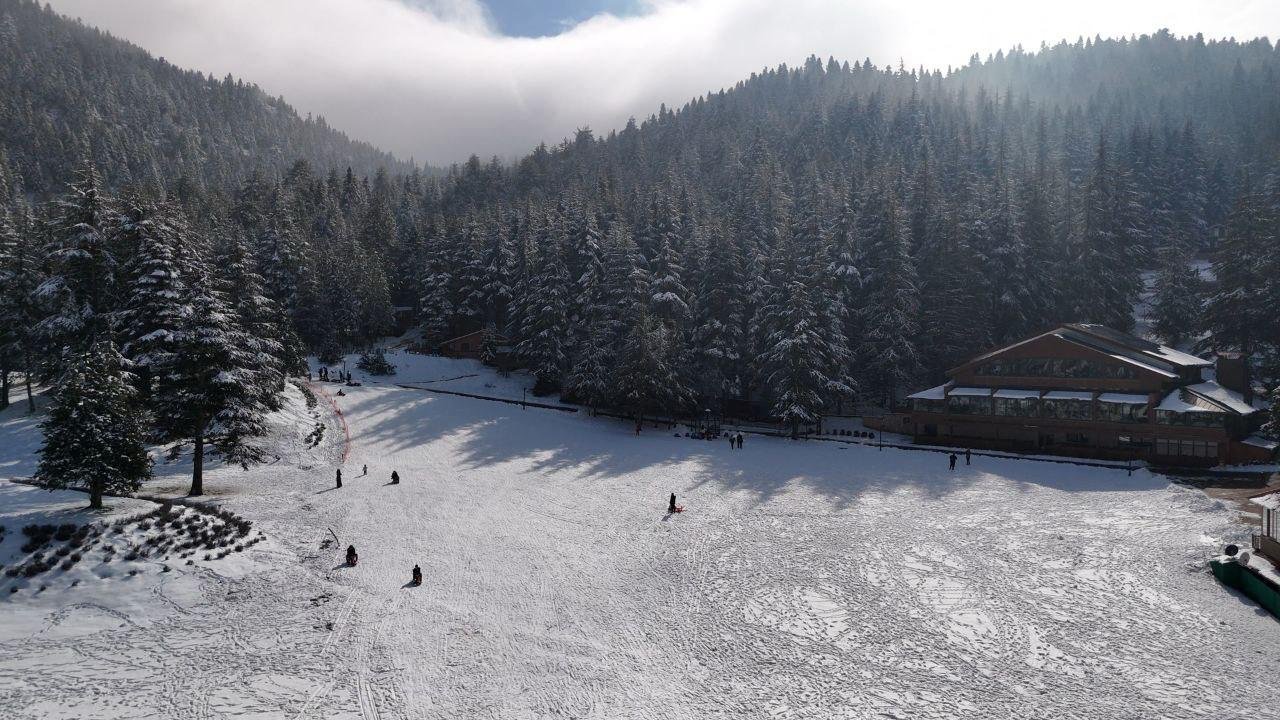 Başkonuş’ta Kar Kartpostallık Görüntüler Oluştu!