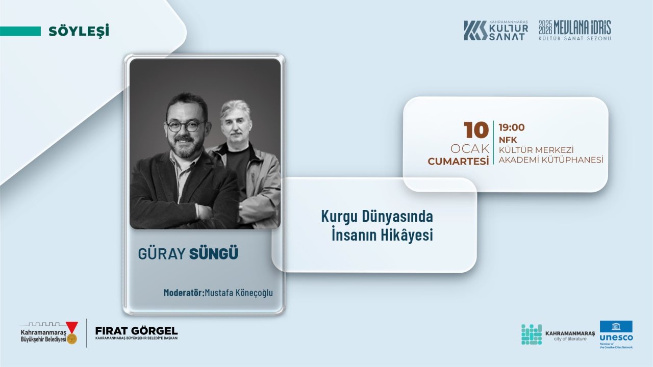 Köneçoğlu ve Süngü,“Kurgu Dünyasında İnsanın Hikayesi”ni ele alacak!