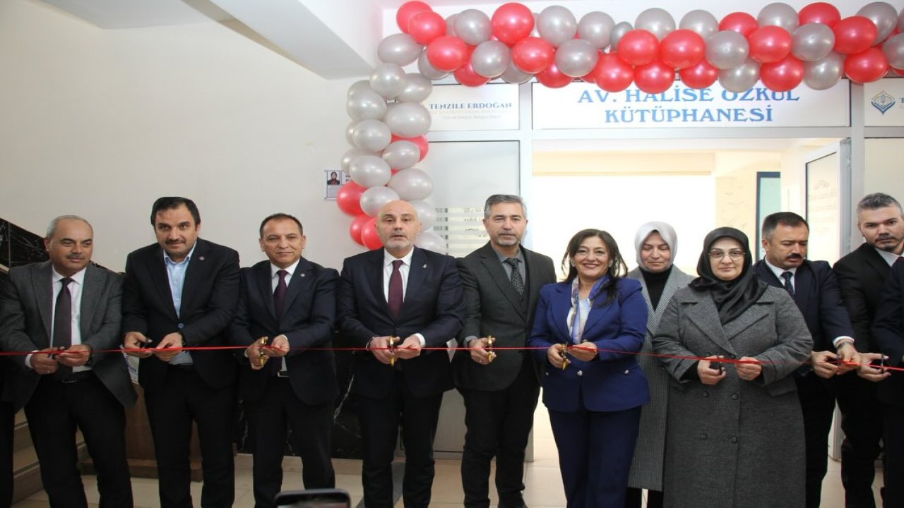 Kahramanmaraş’ta Av. Halise Özkul Kütüphanesi Açıldı!