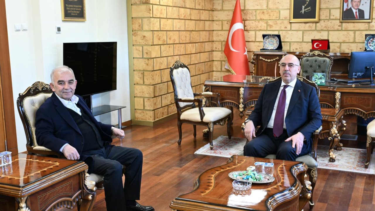 Ticaret Borsası Başkanı Mustafa Narlı’dan Rektör Ak’a hayırlı olsun ziyareti!