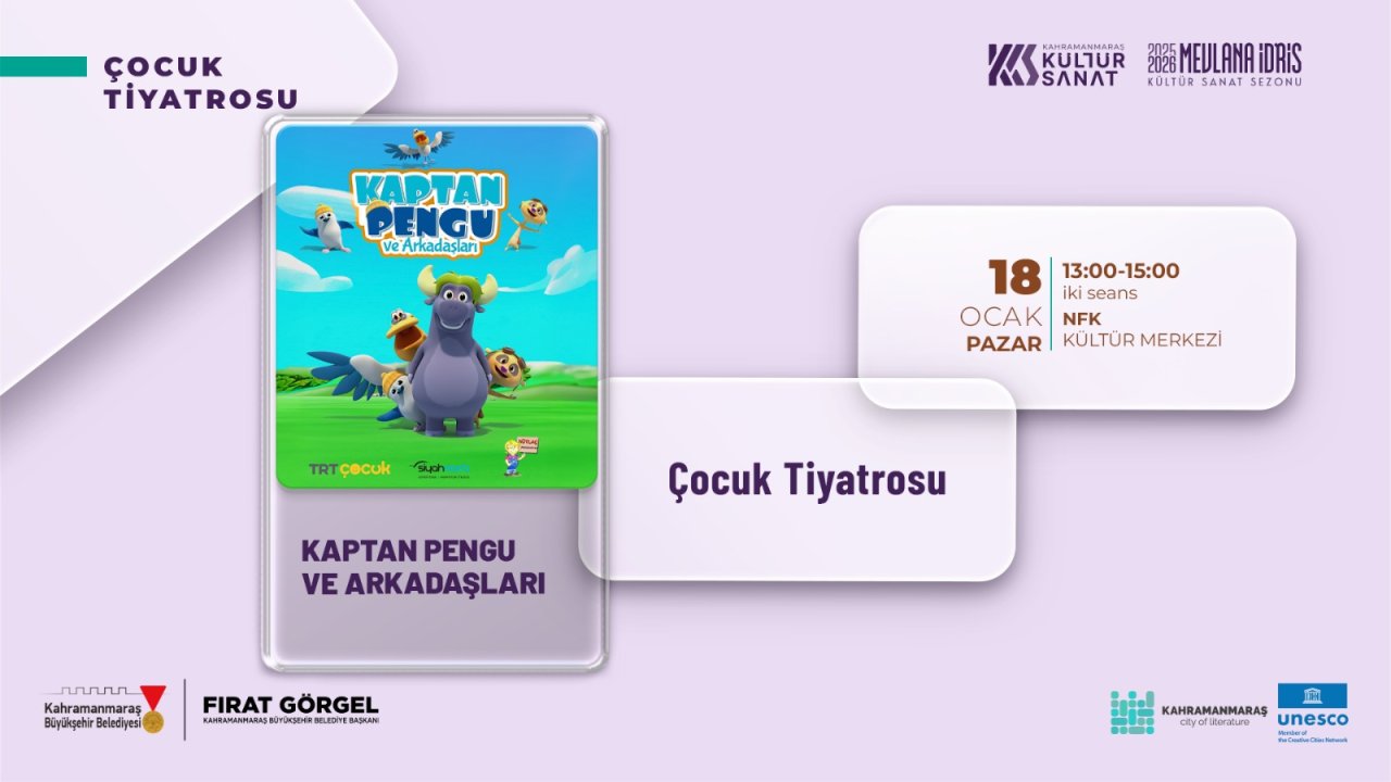Kaptan Pengu ve Arkadaşları, Miniklerle Buluşmaya Geliyor