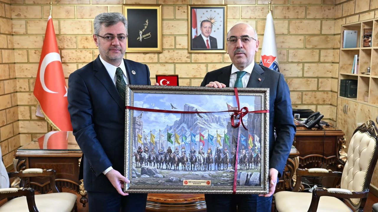 MHP İl Başkanı Metehan, KSÜ Rektörü Mahmut Ak’ı Ziyaret Etti!