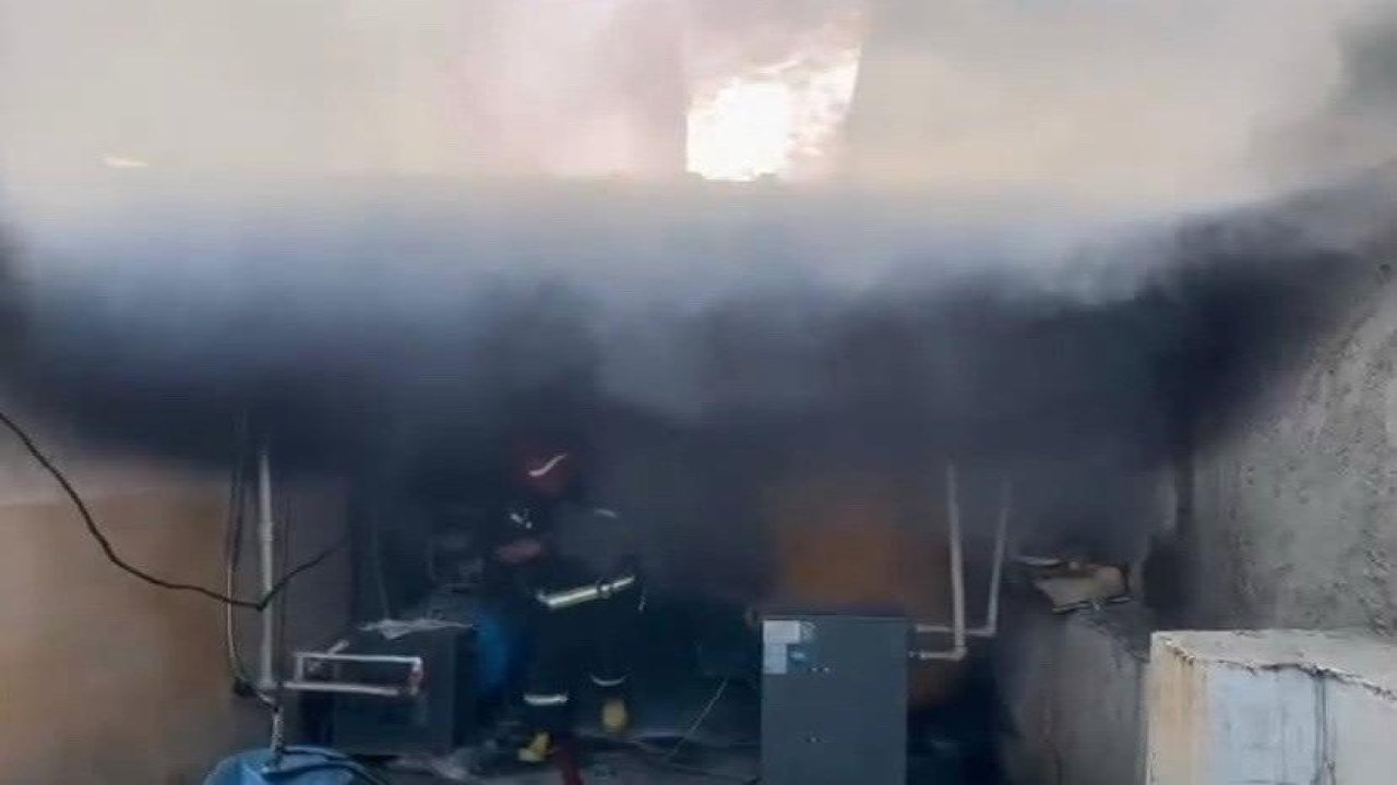 Kahramanmaraş’ta fabrika yangını!