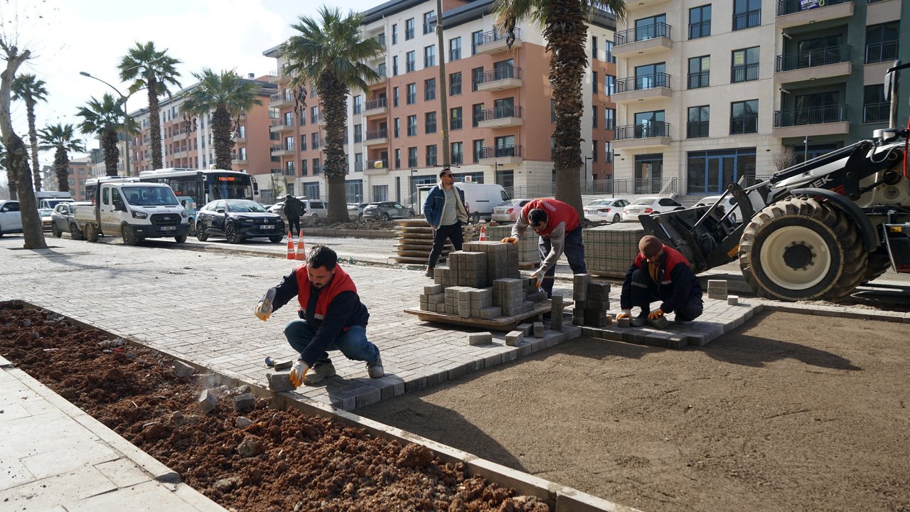 Trabzon Bulvarı’nda üstyapıya başlandı!