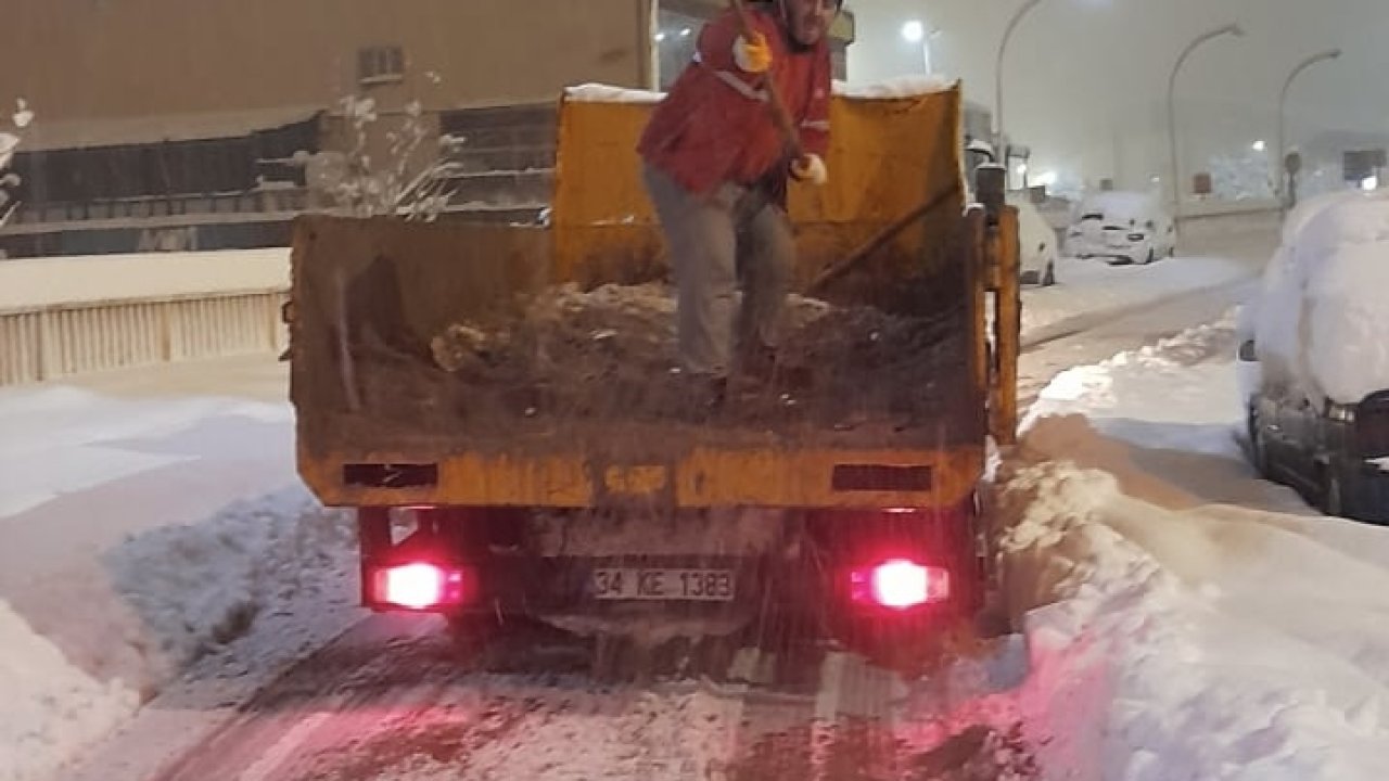Büyükşehir’den Arterlerde Buzlanmaya Karşı Tedbir!