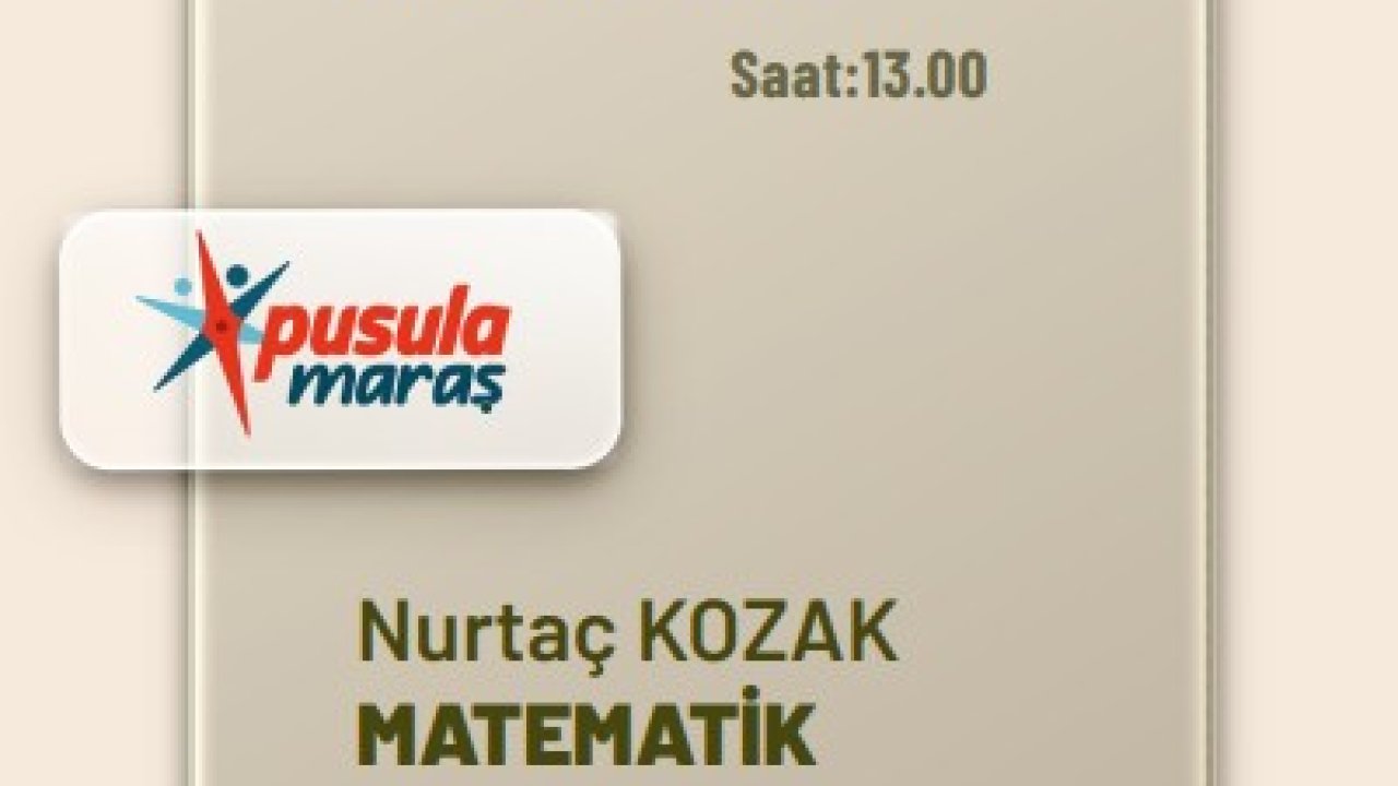 YKS’de Başarı İçin İlk Ders Matematik ile Başlıyor