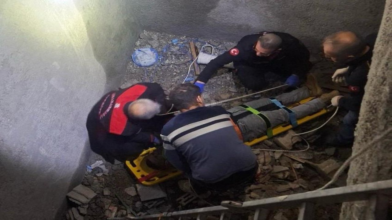 Kahramanmaraş’ta Asansör Boşluğuna Düşen Vatandaş Yaralandı!