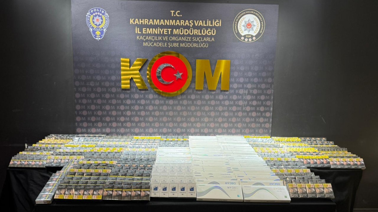 Kahramanmaraş’ta Kaçakçılık ve Uyuşturucuya Darbe!