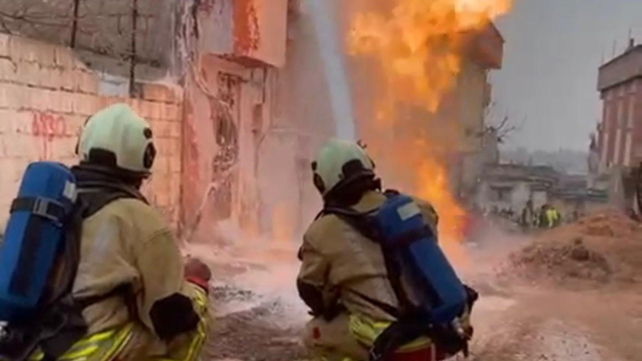 Kahramanmaraş’ta Doğalgaz Borusu Patladı!