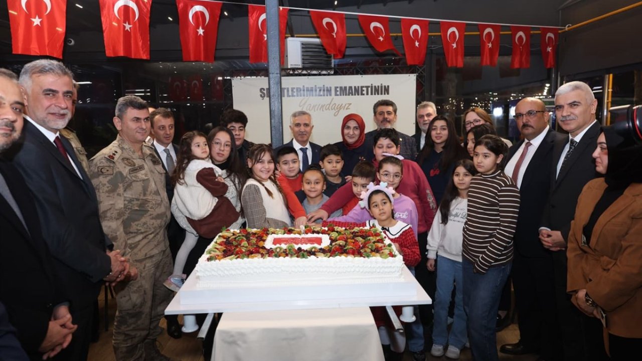 Vali Ünlüer, Şehit Çocuklarının Doğum Günü Sevincine Ortak Oldu!