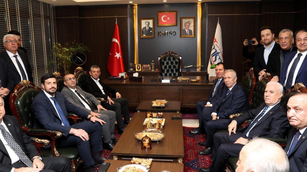 CHP Genel Başkanı Özgür Özel’den KMTSO’ya ziyaret!