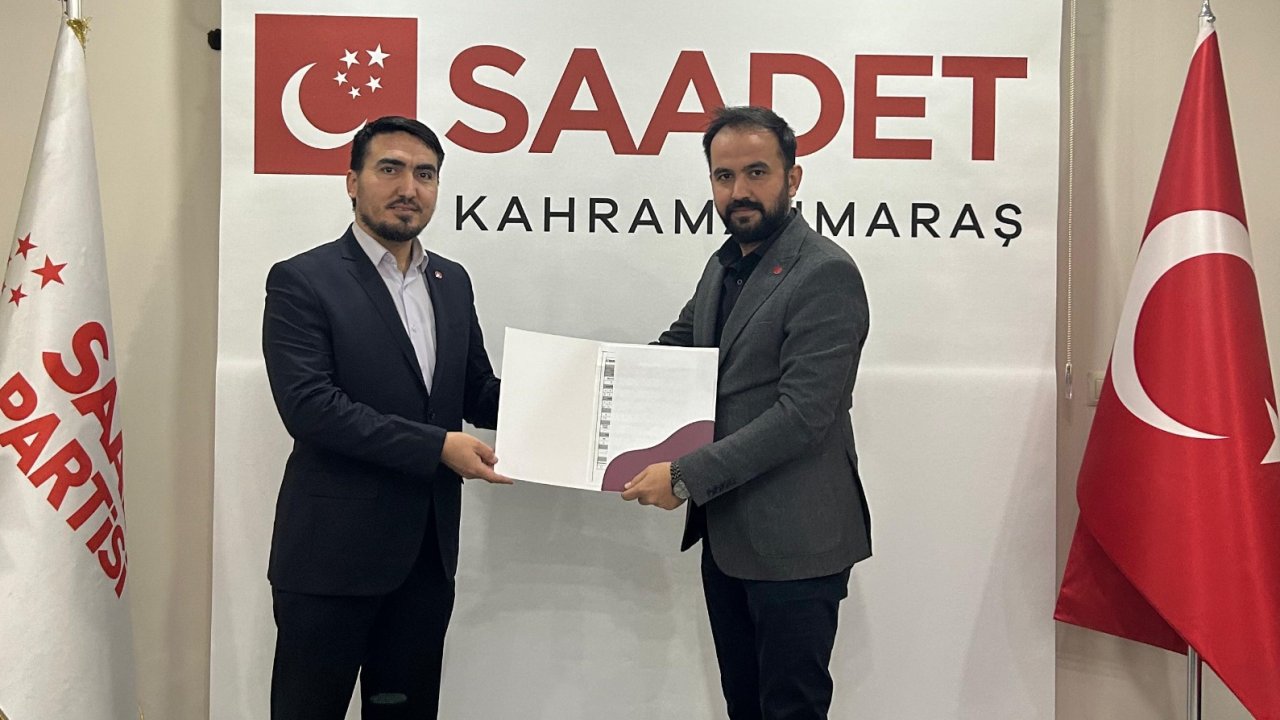 Kahramanmaraş'ta Saadet Onikişubat İlçe Başkanlığına yeni atama!