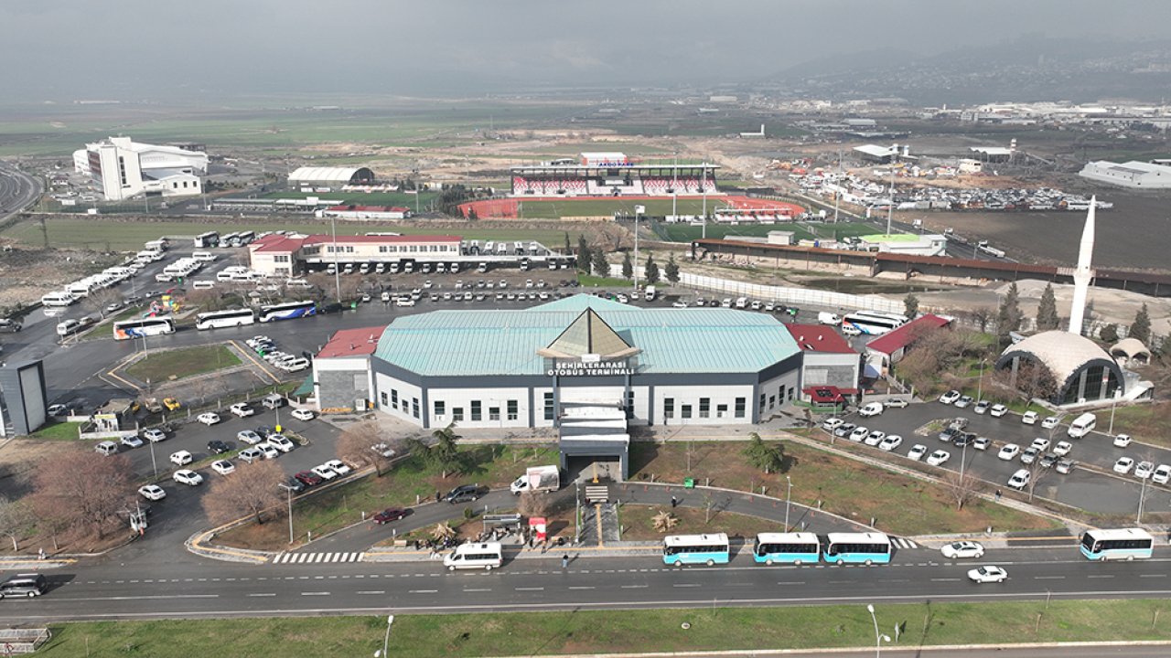 Kahramanmaraş Otogarına bir yılda 413 Bin Araç Giriş-Çıkış yaptı!