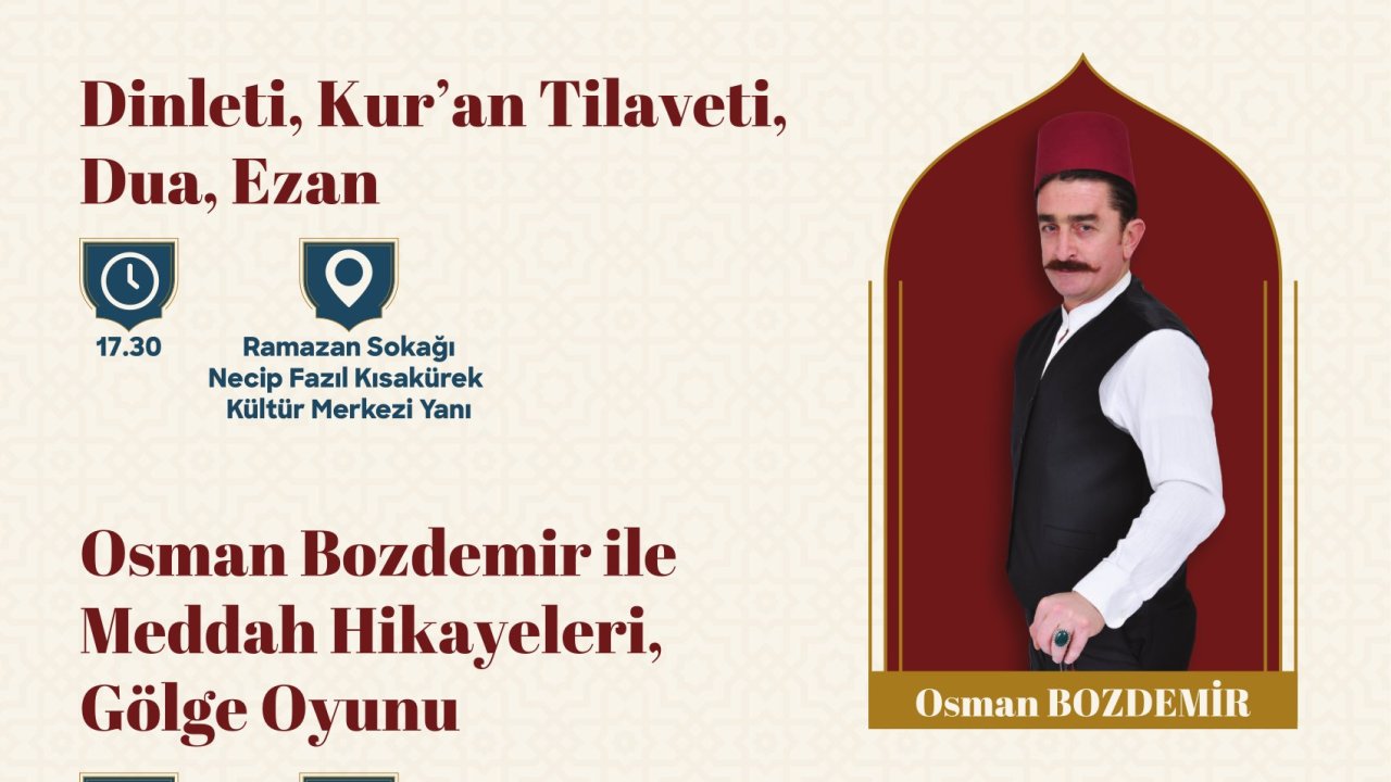 Ramazan Sokağı’nda Geleneksel Eğlence ve Maneviyat Bir Arada