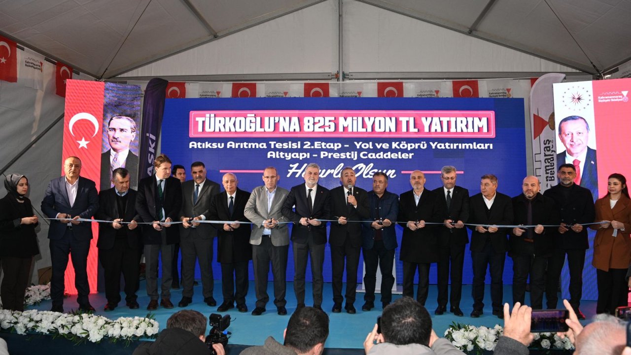 Büyükşehir’in Türkoğlu’ndaki 825 Milyonluk Dev Yatırımlarının Açılışı Gerçekleştirildi!
