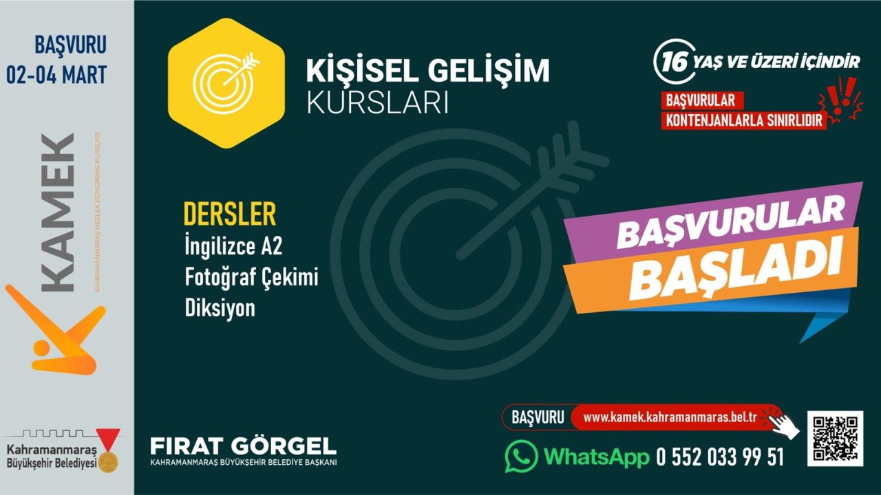 KAMEK’te Bahar Dönemi Başlıyor!